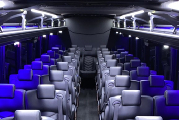 Mesquite Charter Bus Interior