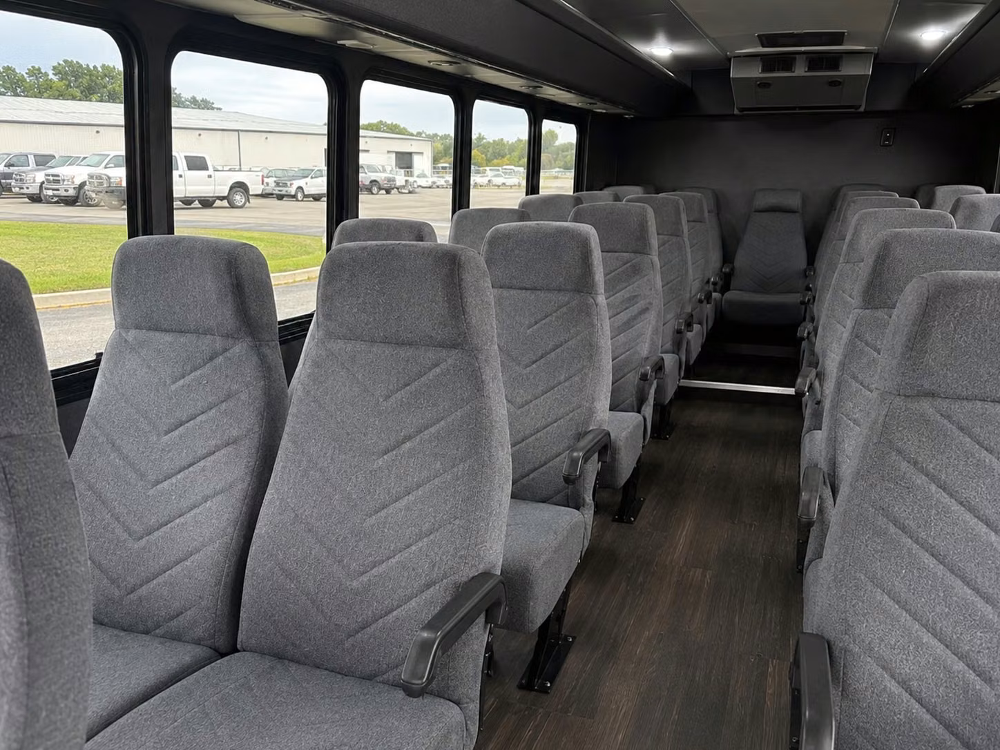 15 passenger minibus inside
