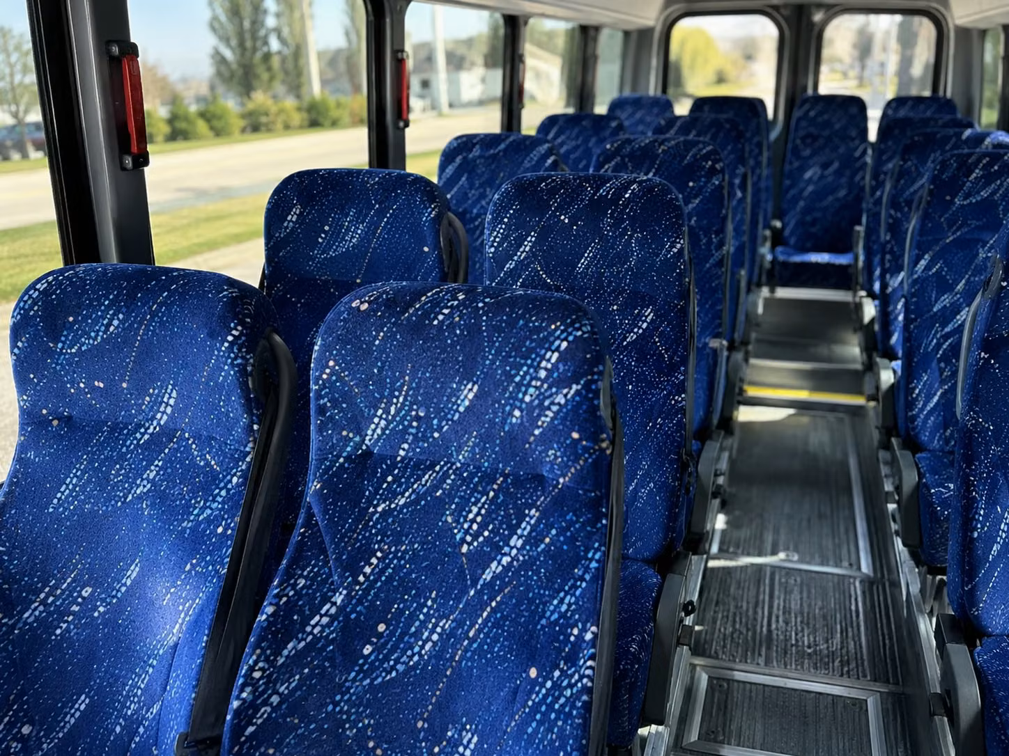 15 passenger minibus interior