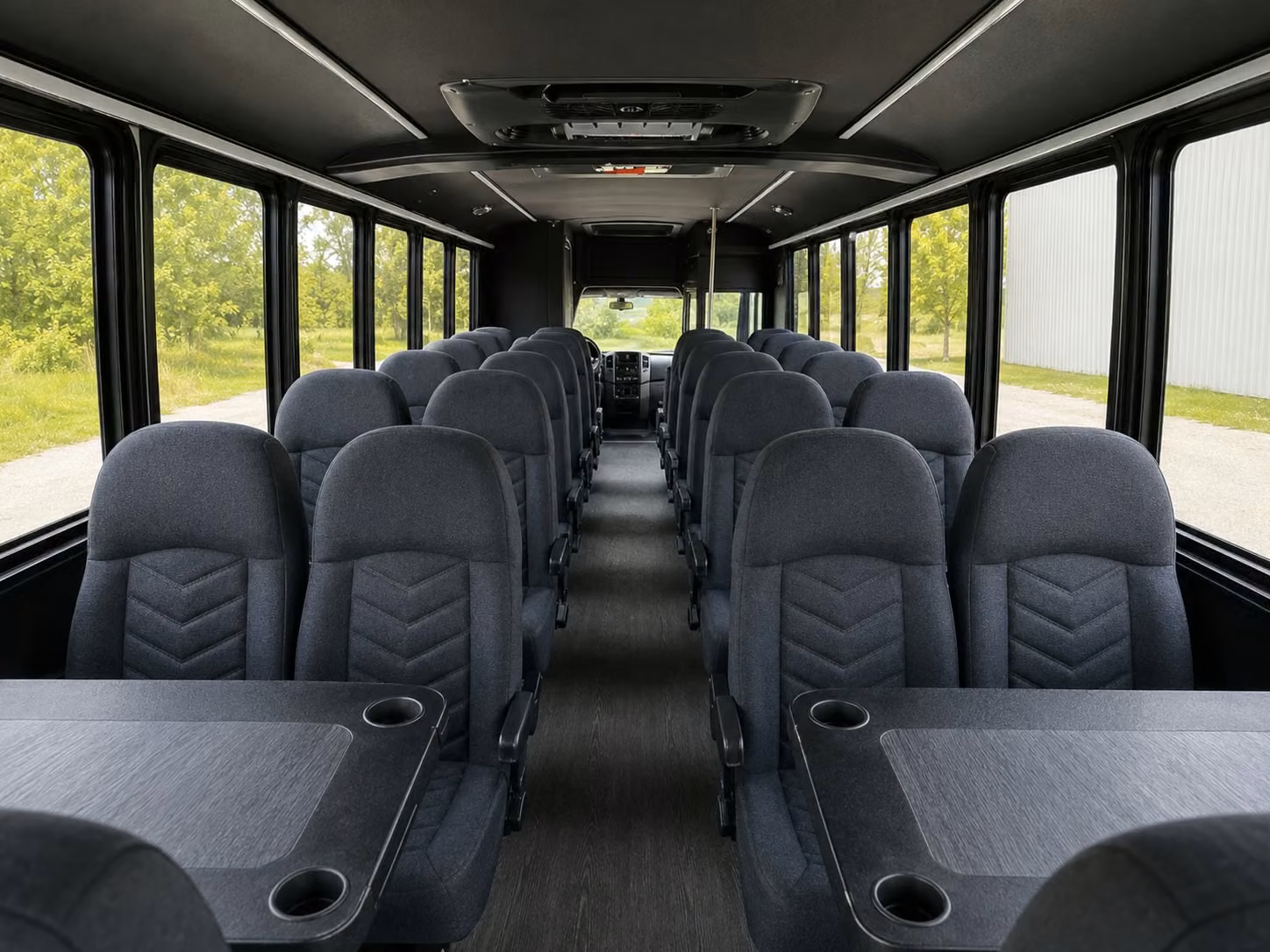 20 passenger minibus interior