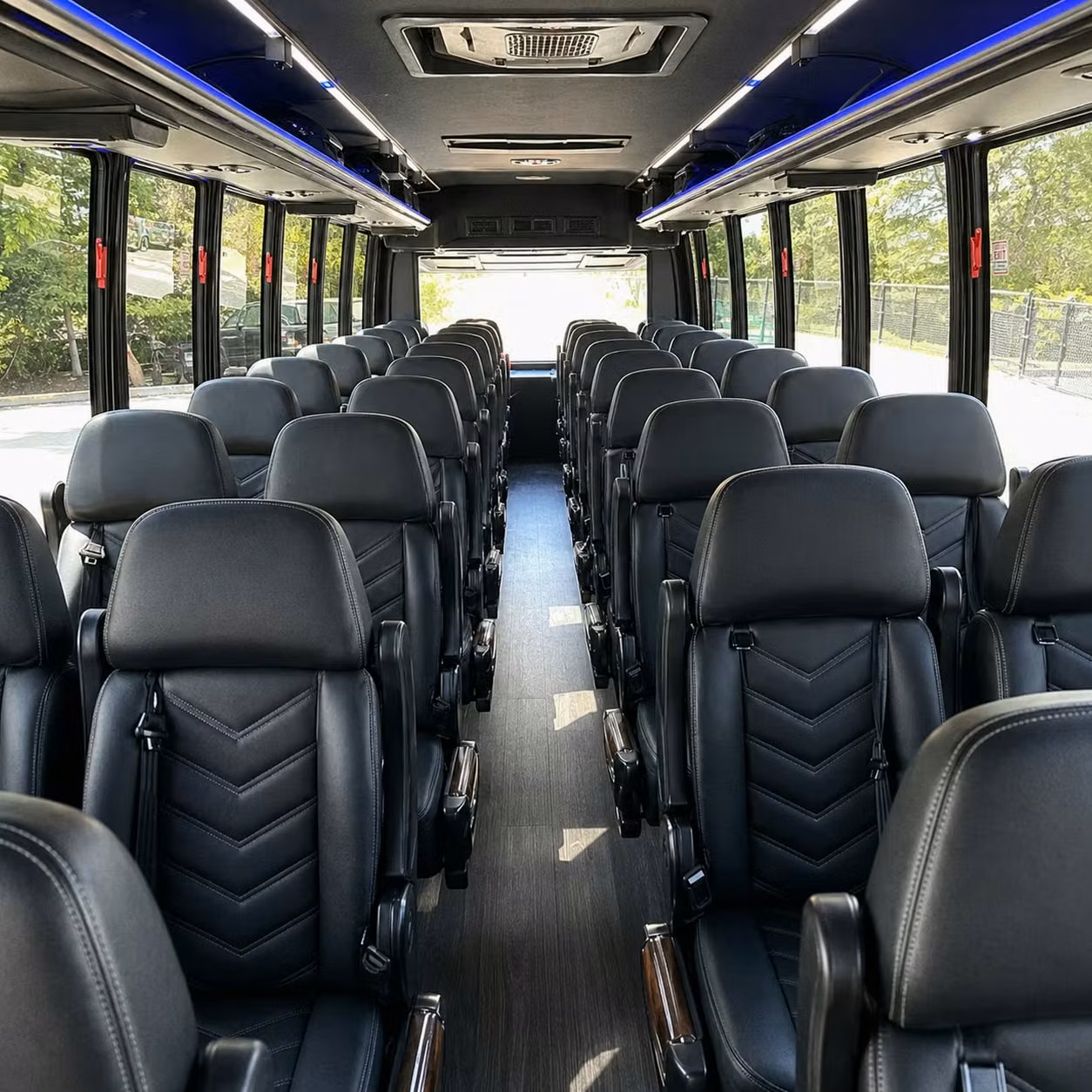 25 passenger minibus inside