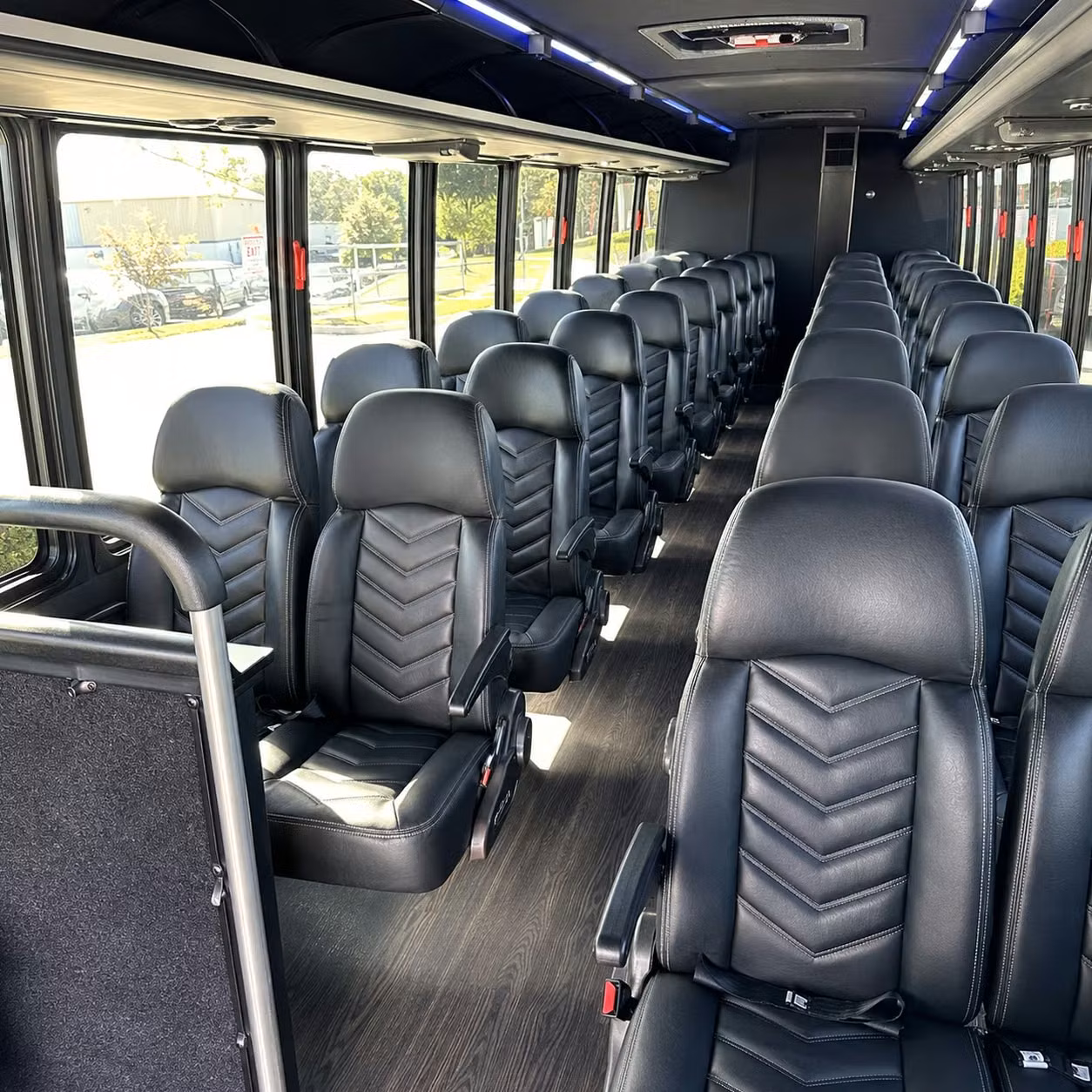 25 passenger minibus interior