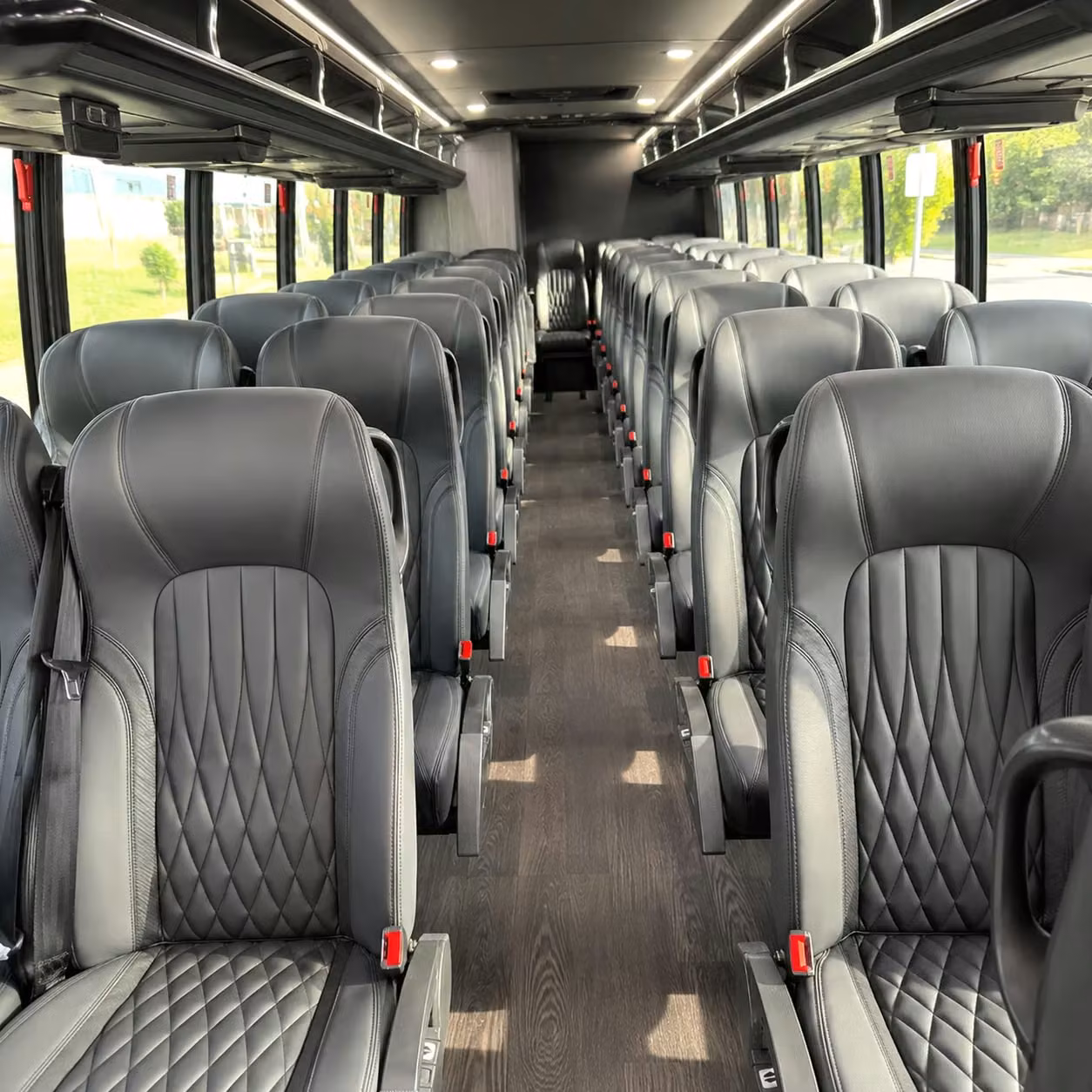 28 passenger minibus inside
