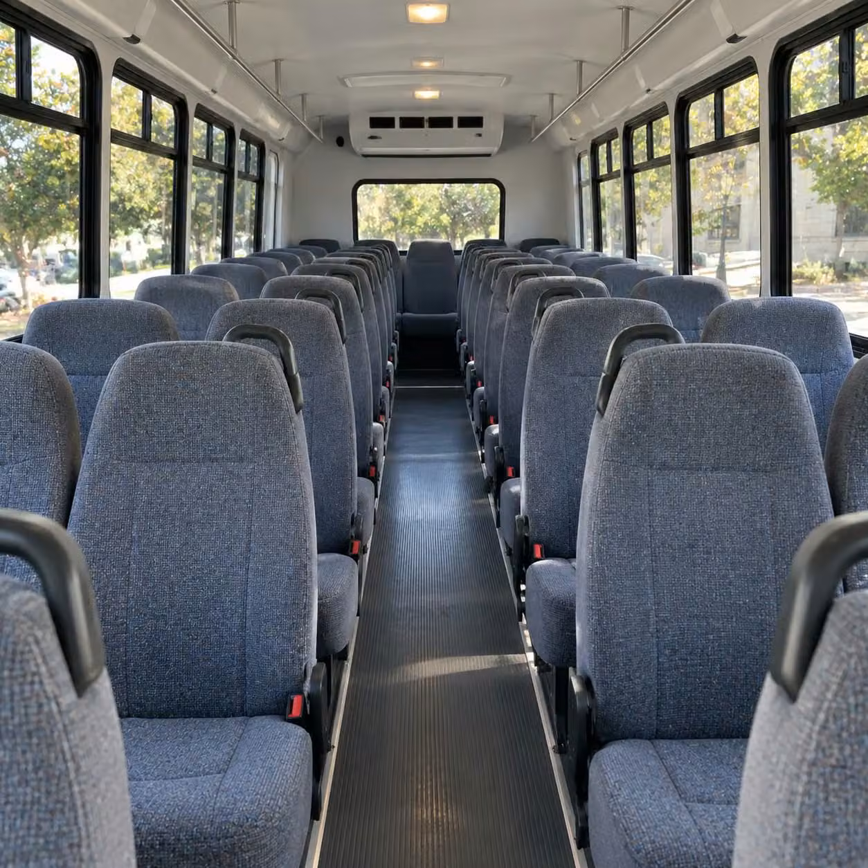 28 passenger minibus interior