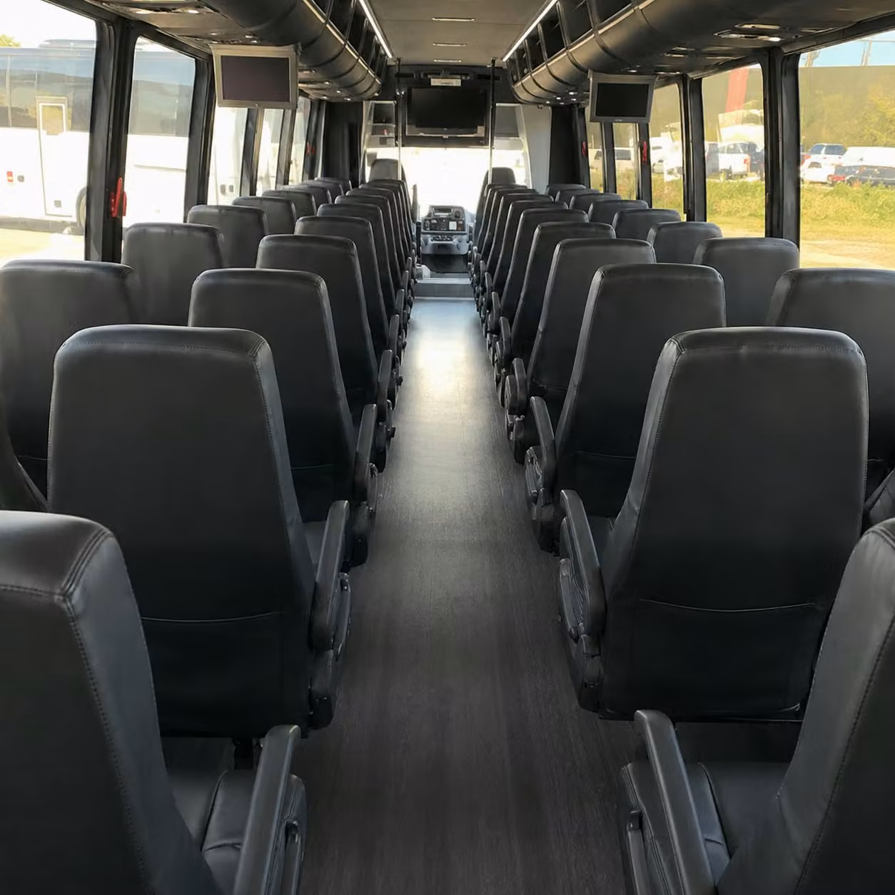 30 passenger minibus inside