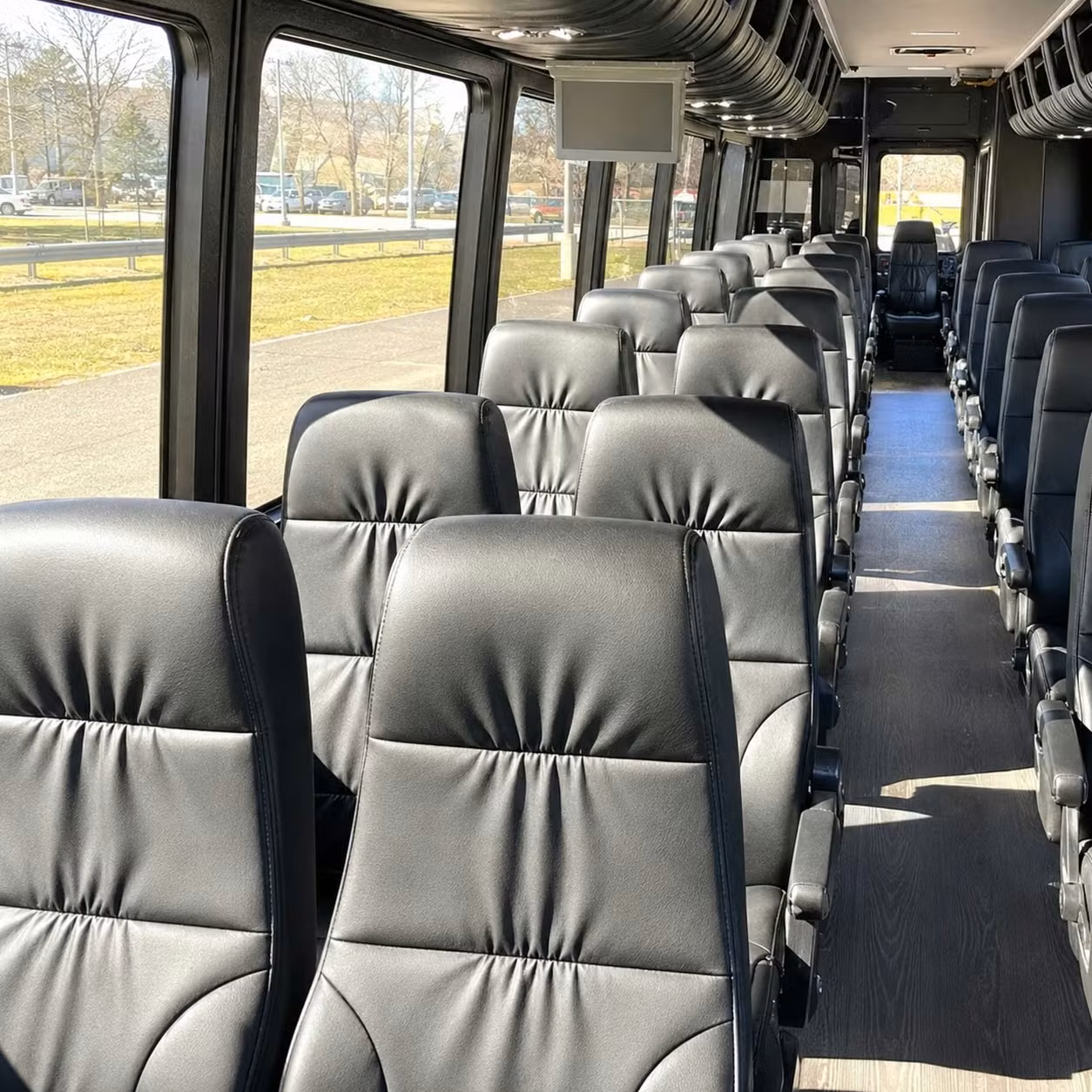 35 passenger minibus inside