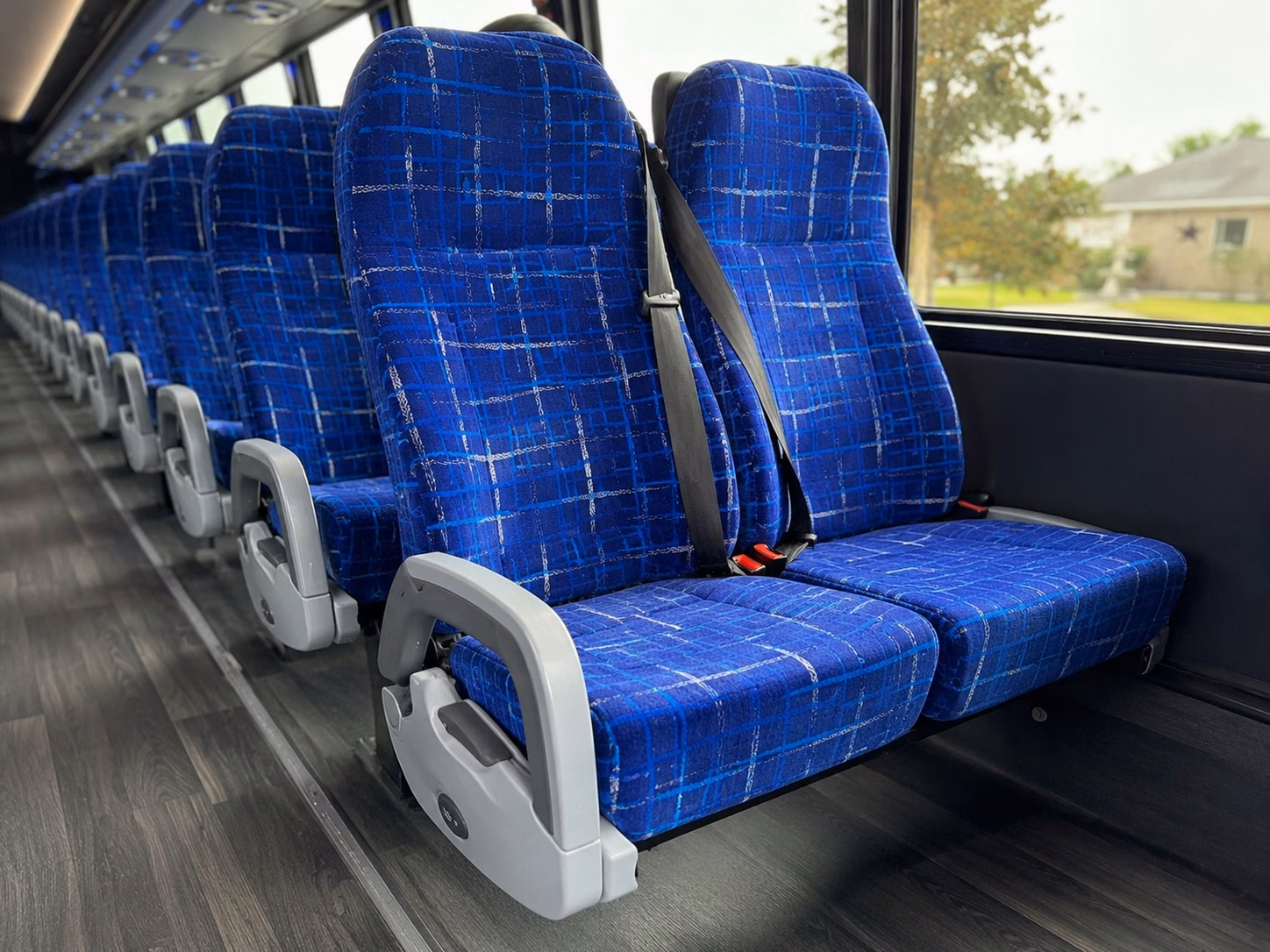 mesquite charter bus inside