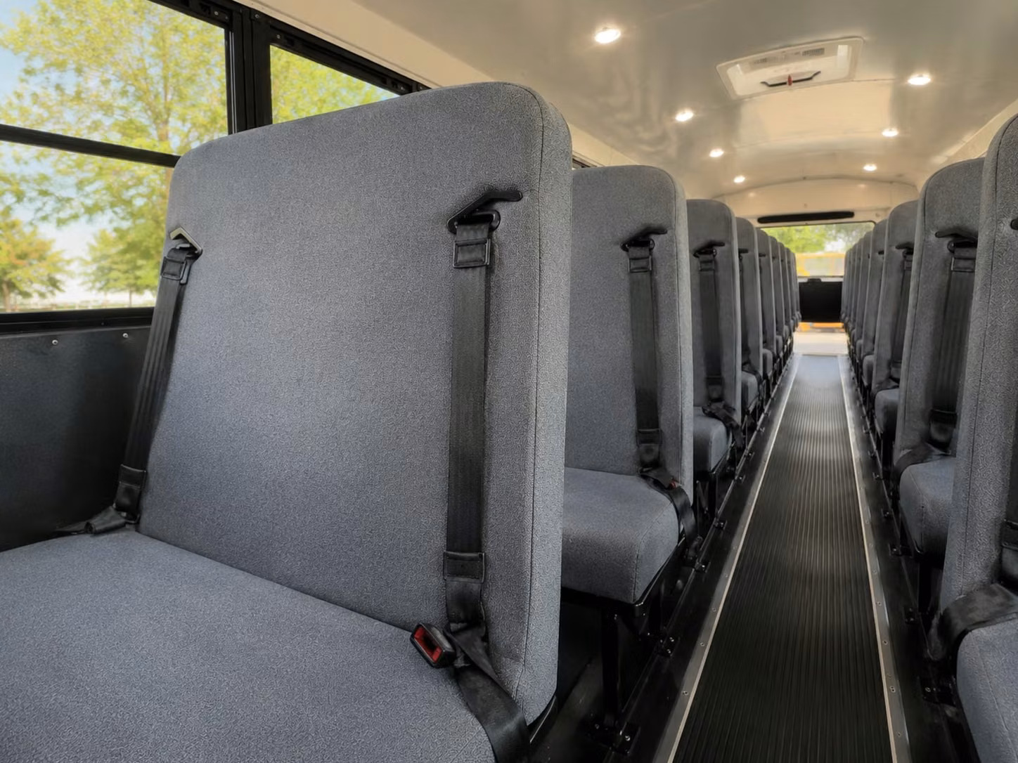 school bus interior