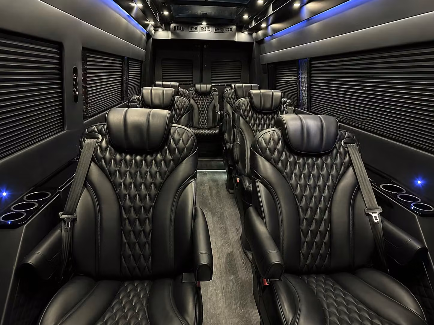 sprinter van with driver inside