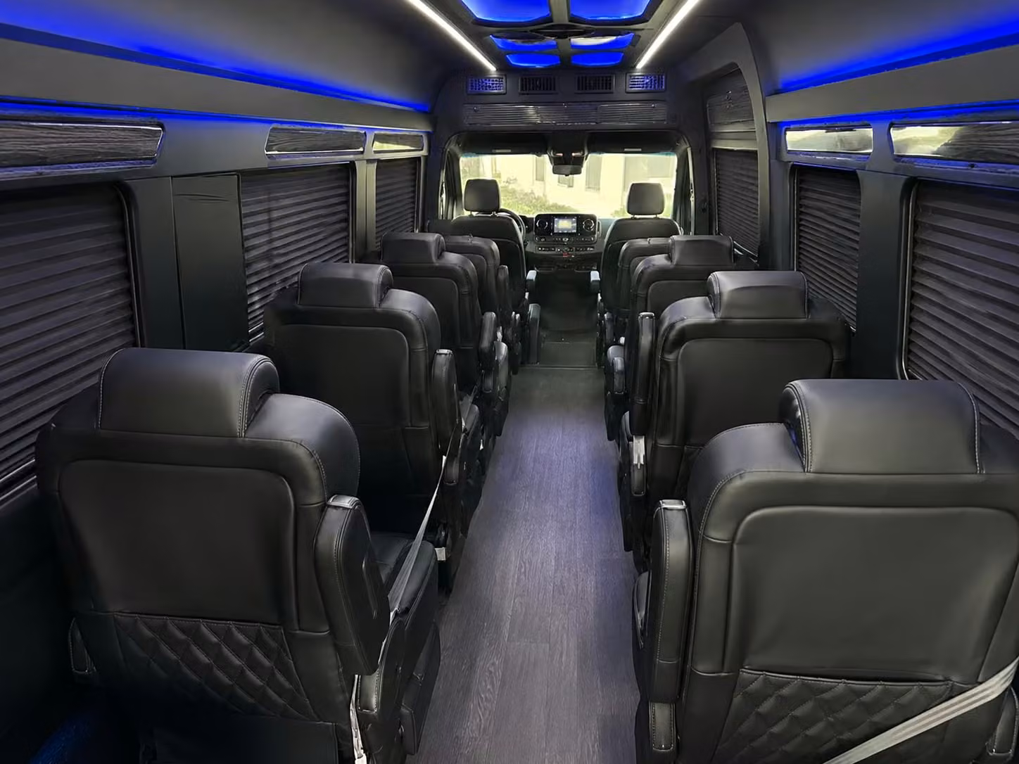sprinter van with driver interior